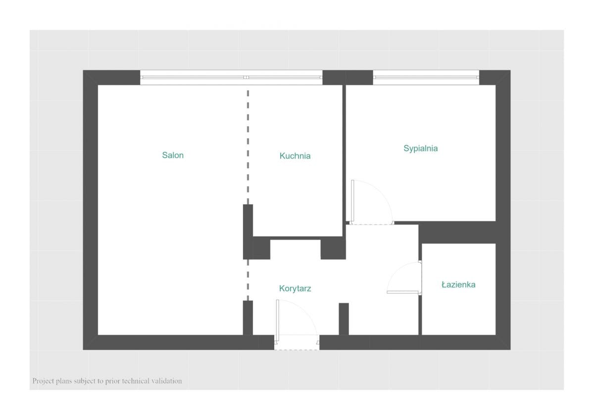 Mieszkanie 2 pokojowe na Sprzedaż