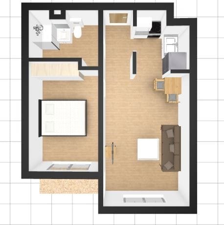 Mieszkanie 2 pokojowe na Wynajem