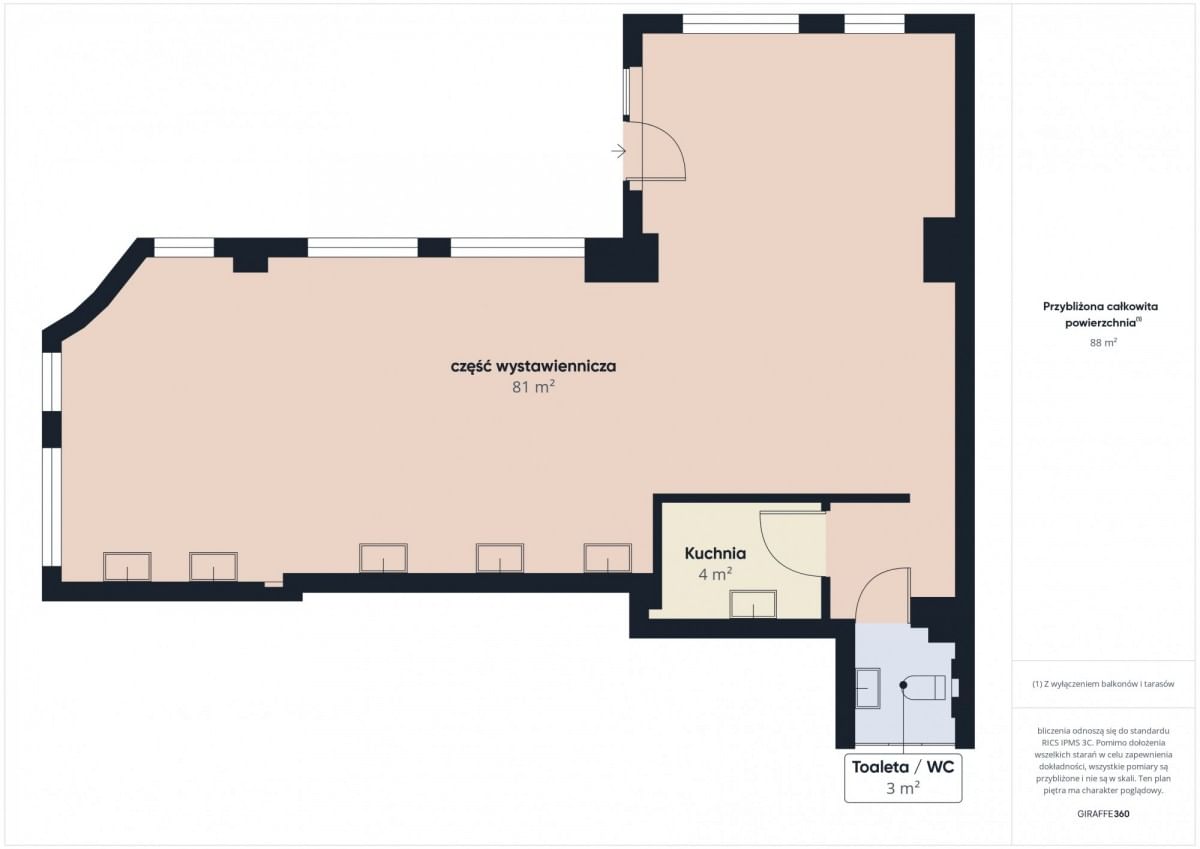 Lokal użytkowy  pokojowe na Wynajem