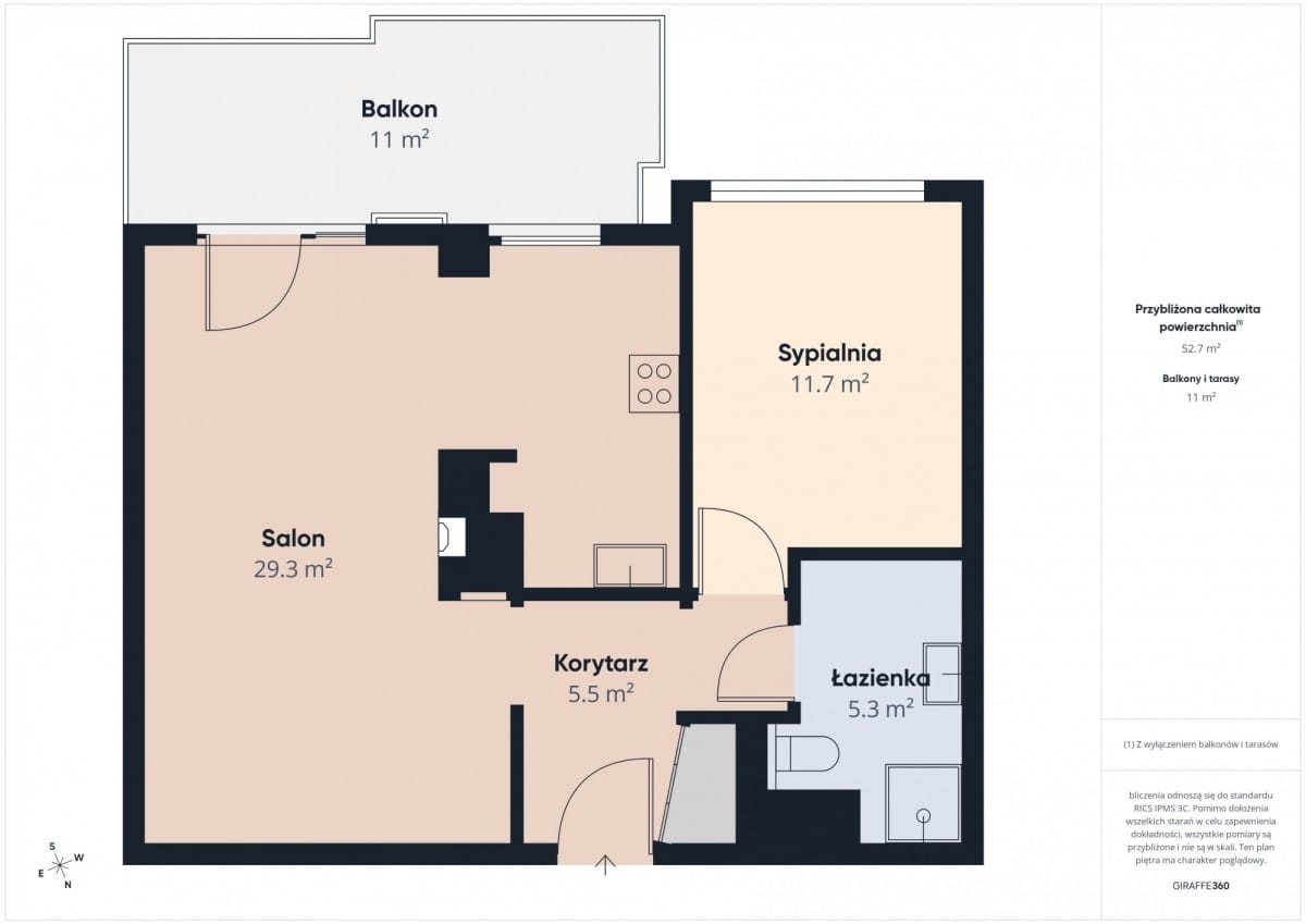 Mieszkanie 2 pokojowe na Wynajem