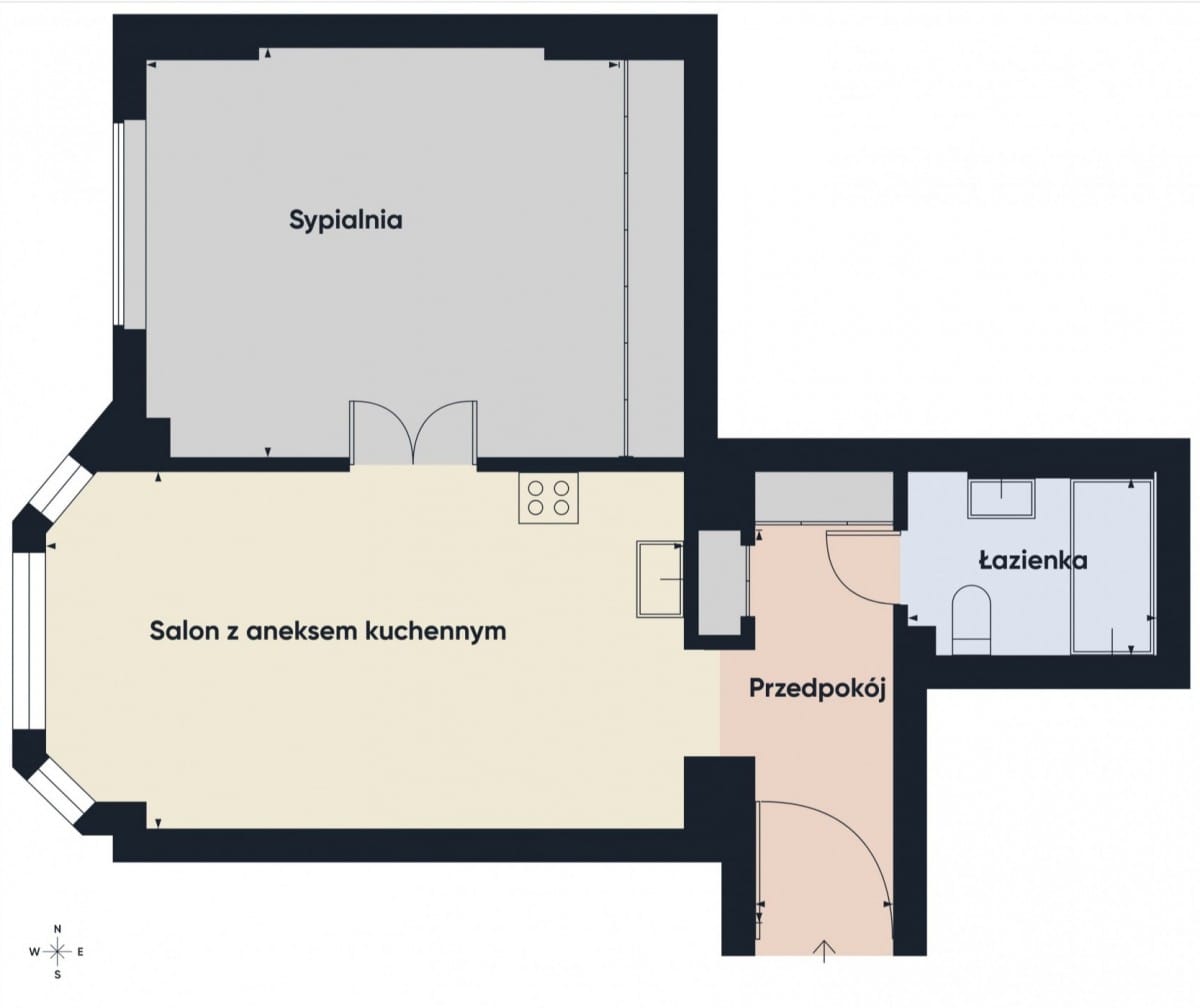 Mieszkanie 2 pokojowe na Wynajem