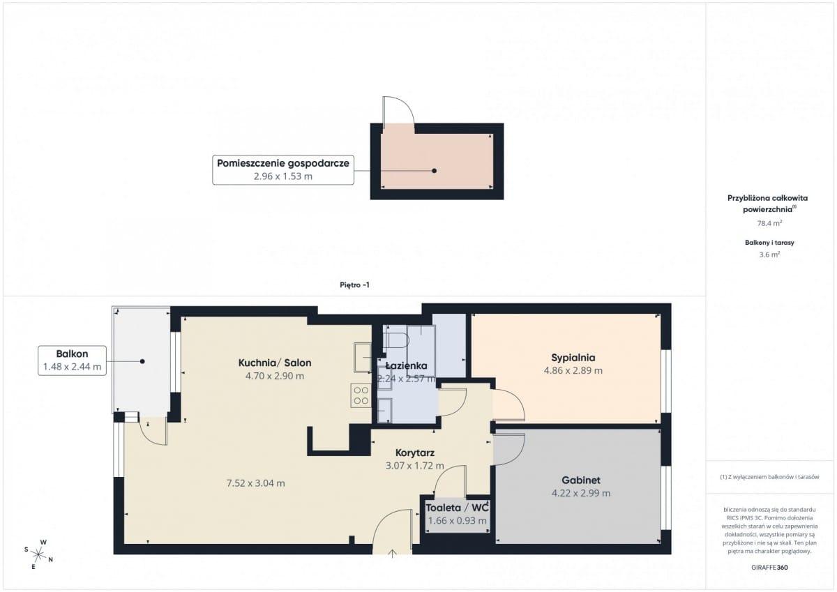 Mieszkanie 3 pokojowe na Sprzedaż