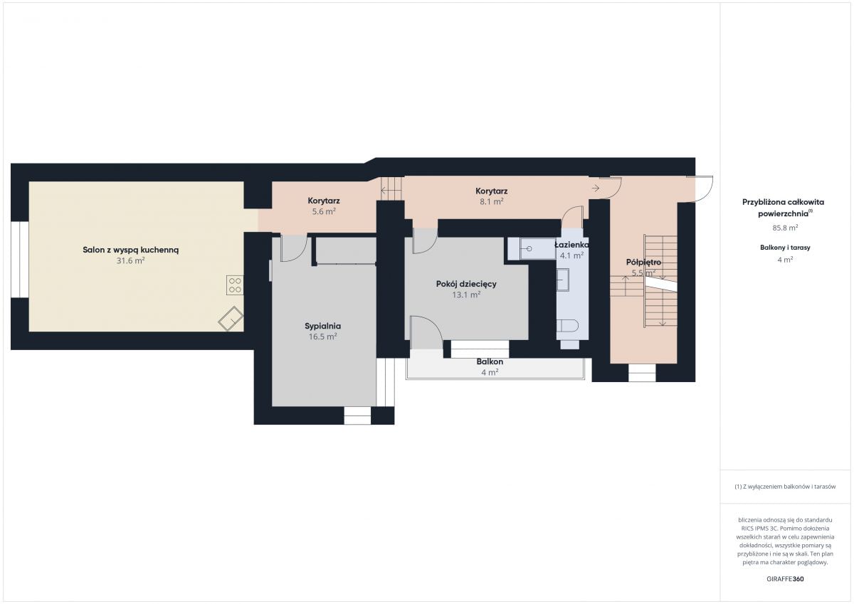 Mieszkanie 3 pokojowe na Wynajem