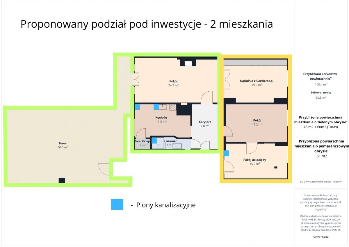 Mieszkanie 4 pokojowe na Sprzedaż