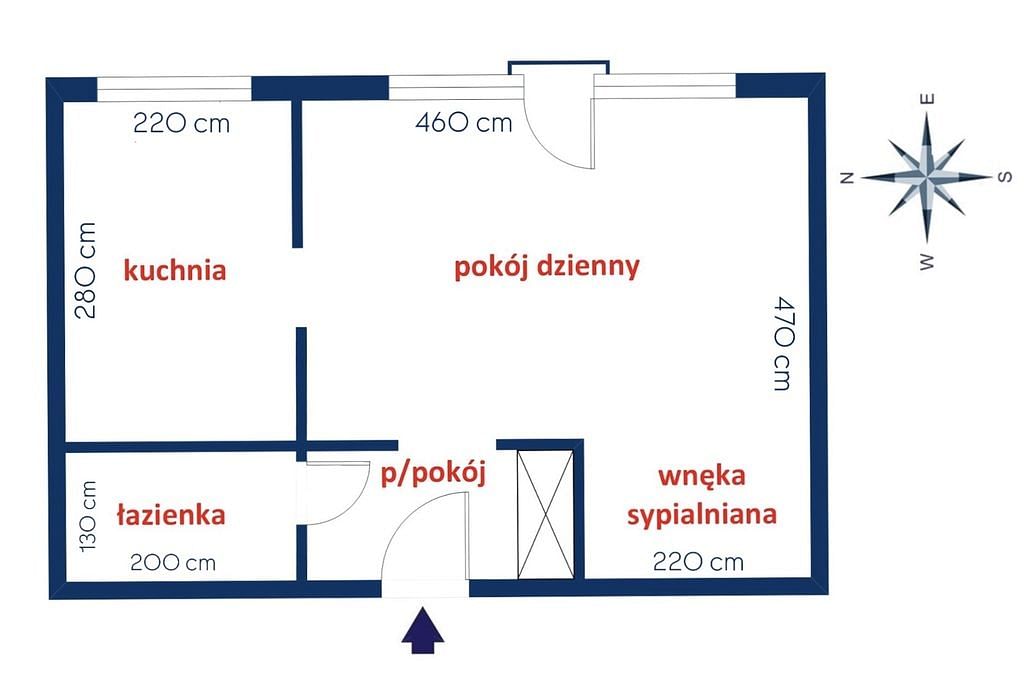 Mieszkanie 1 pokojowe na Sprzedaż