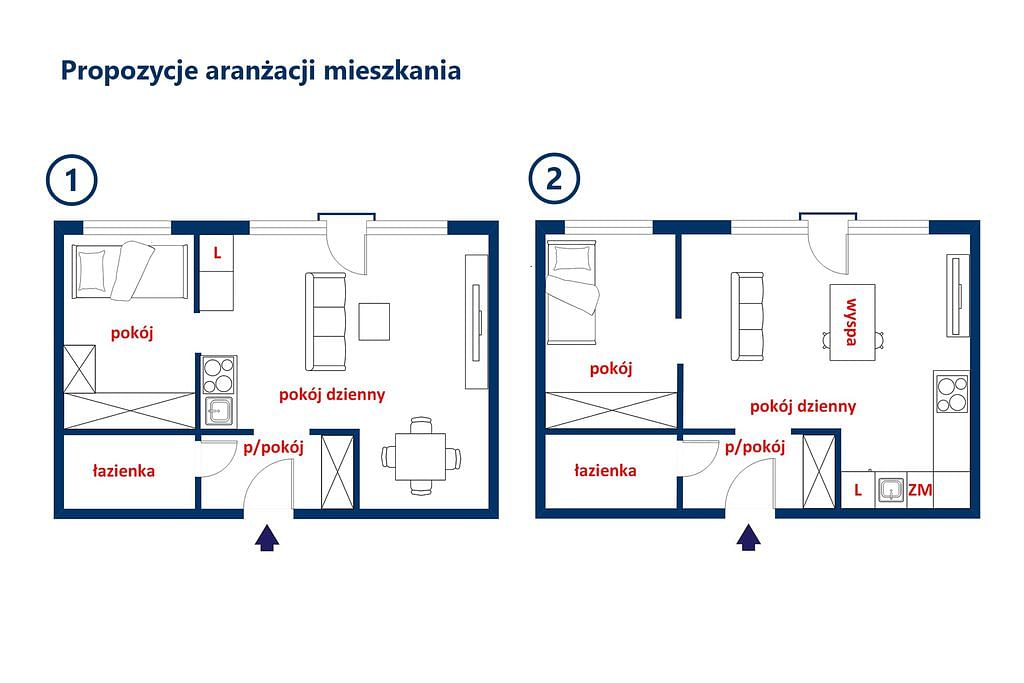 Mieszkanie 1 pokojowe na Sprzedaż