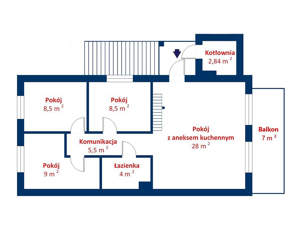 Mieszkanie 4 pokojowe na Sprzedaż
