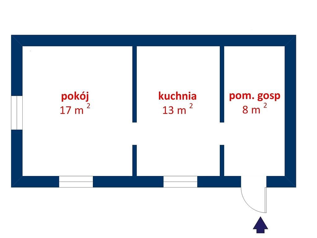 Dom 2 pokojowe na Sprzedaż