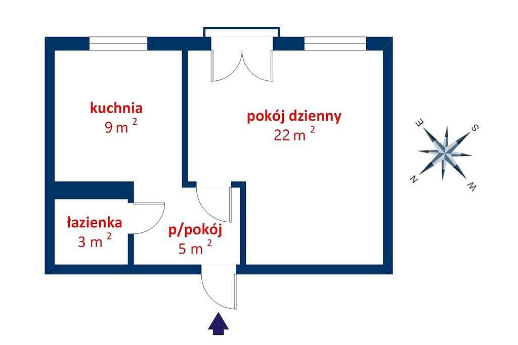 Mieszkanie 1 pokojowe na Wynajem