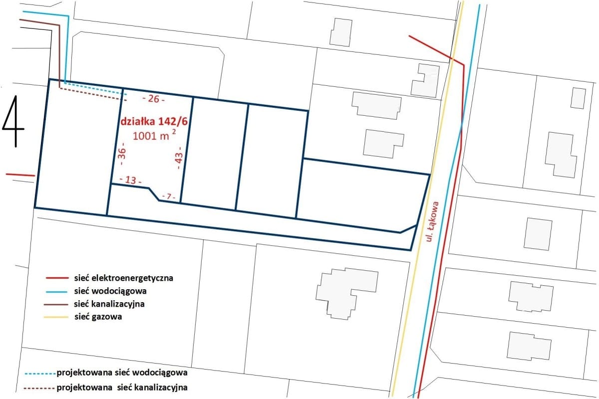 Działka  pokojowe na Sprzedaż