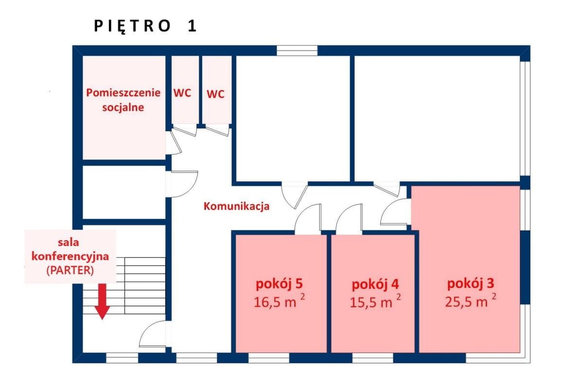 Lokal użytkowy  pokojowe na Wynajem