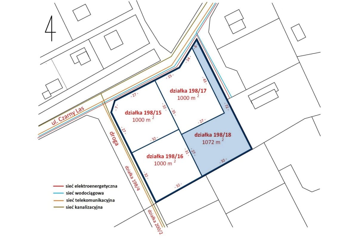 Działka  pokojowe na Sprzedaż