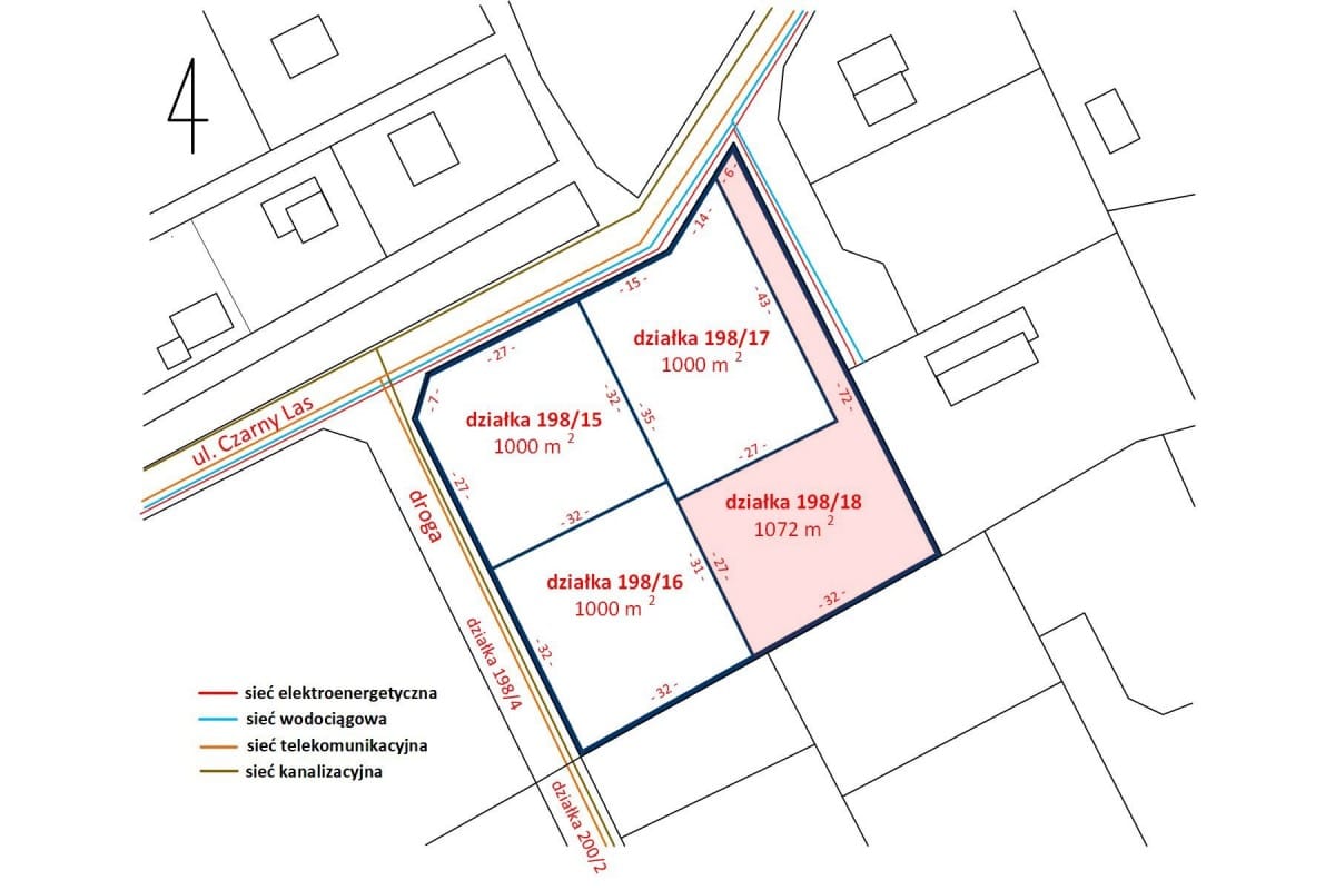 Działka  pokojowe na Sprzedaż