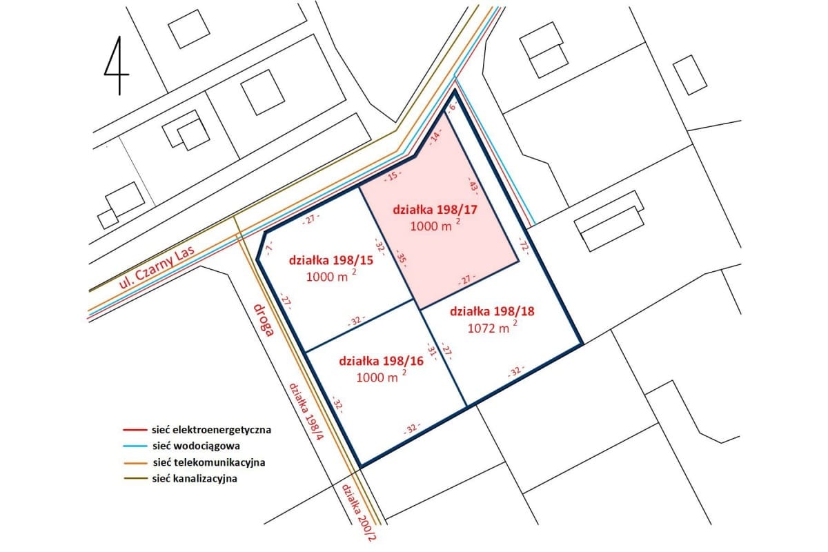 Działka  pokojowe na Sprzedaż