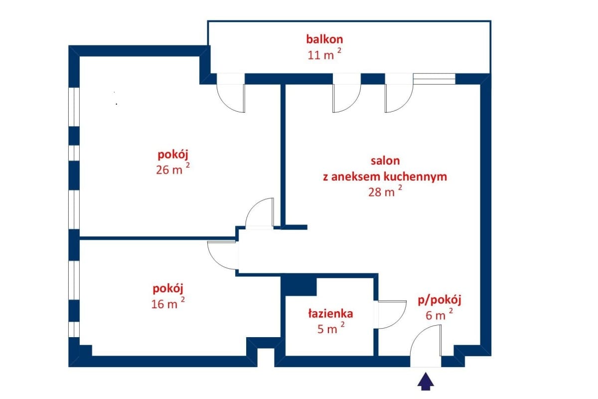 Mieszkanie 3 pokojowe na Sprzedaż
