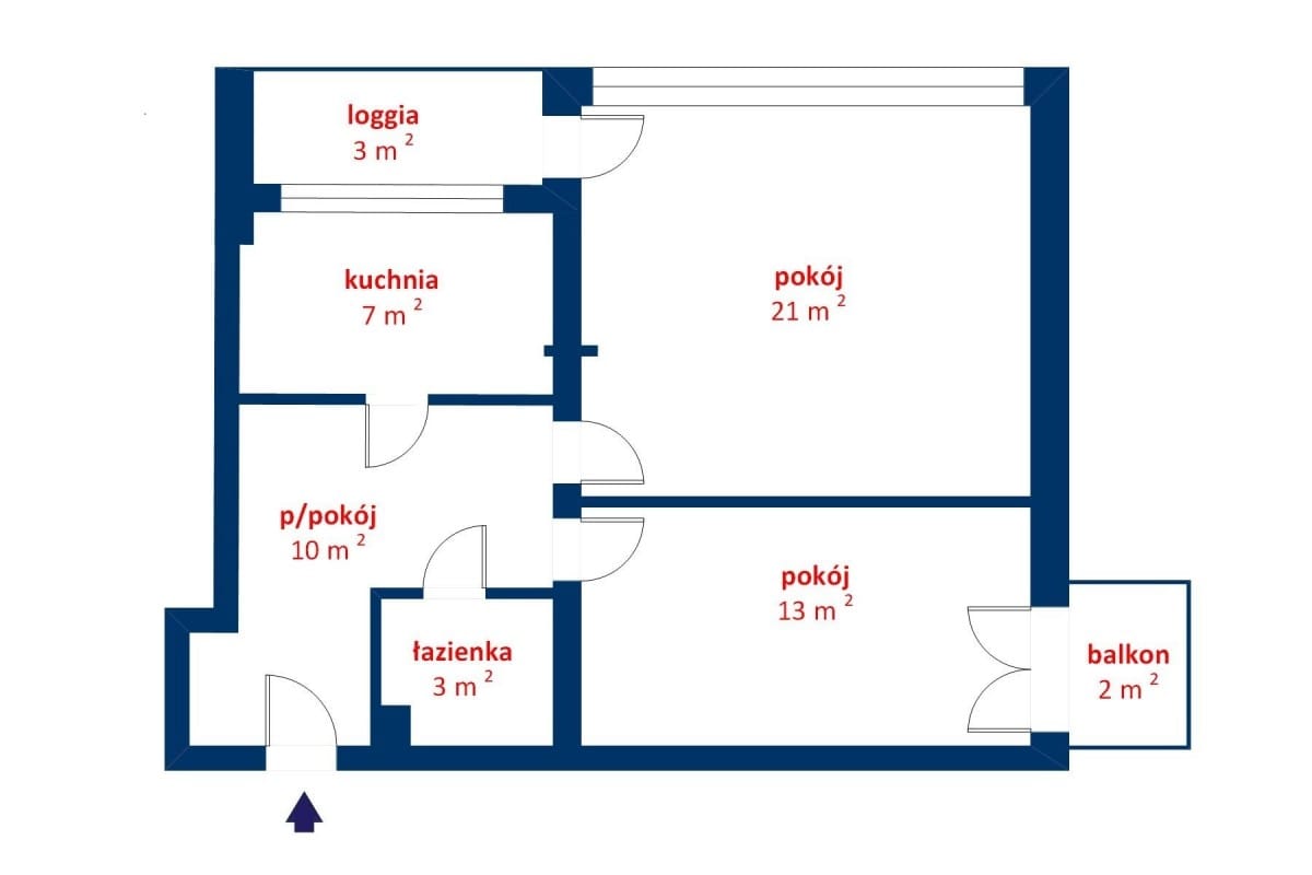 Mieszkanie 2 pokojowe na Wynajem