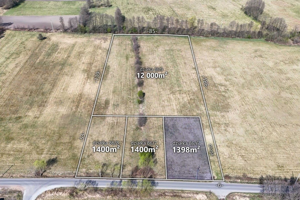 Działka  pokojowe na Sprzedaż