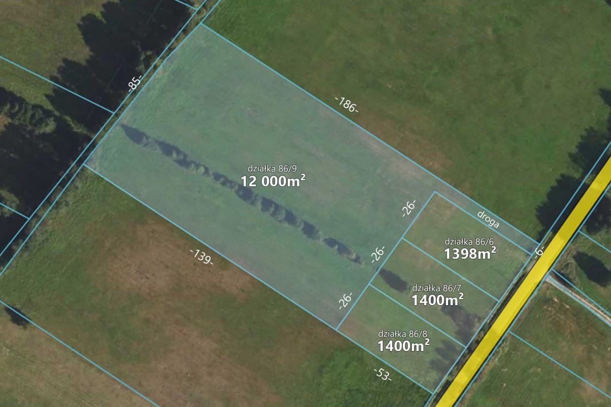 Działka  pokojowe na Sprzedaż