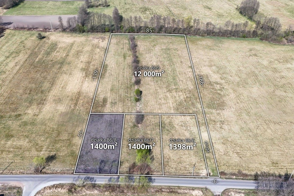 Działka  pokojowe na Sprzedaż