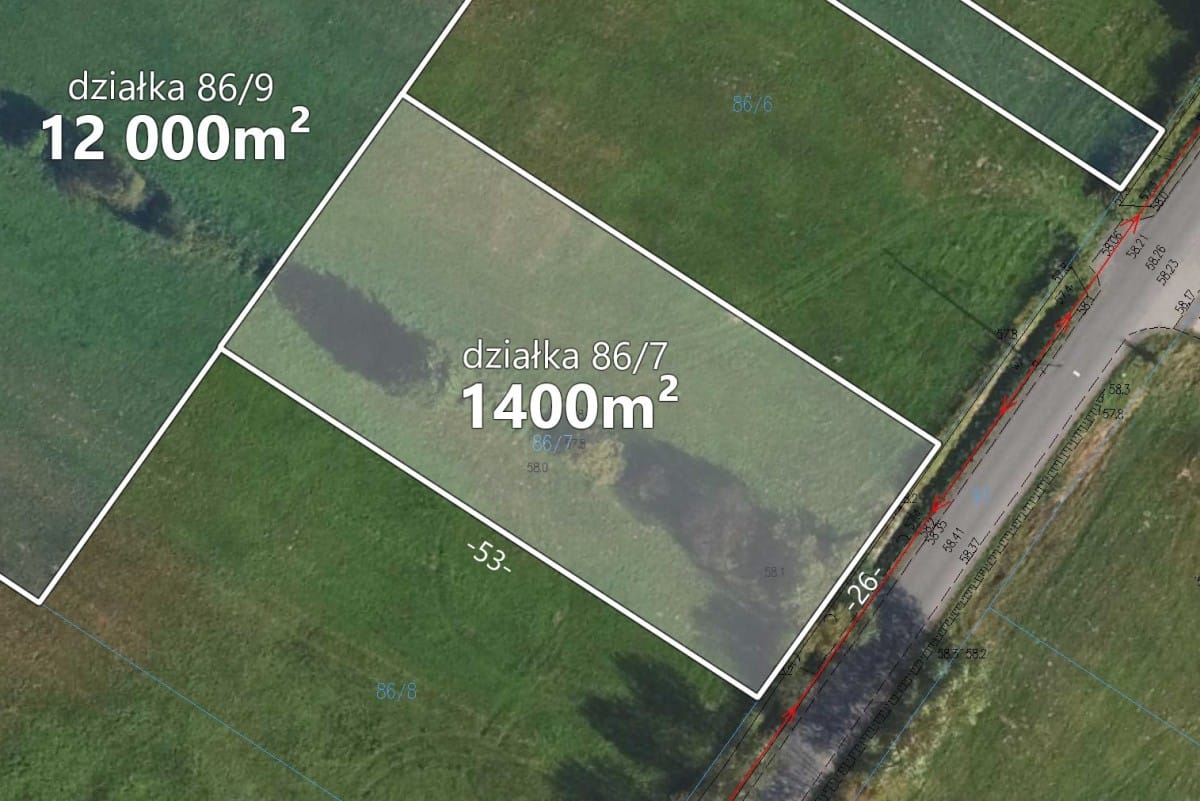 Działka  pokojowe na Sprzedaż