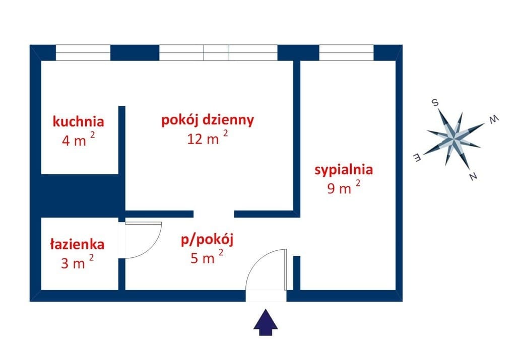 Mieszkanie 2 pokojowe na Sprzedaż