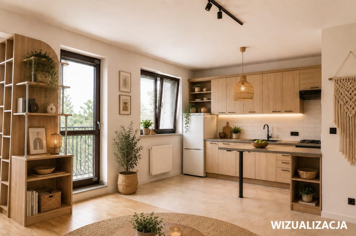 Mieszkanie 1 pokojowe na Sprzedaż