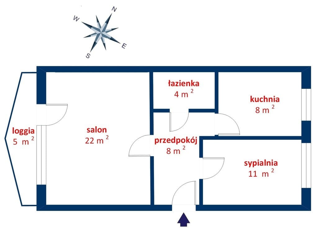 Mieszkanie 2 pokojowe na Wynajem