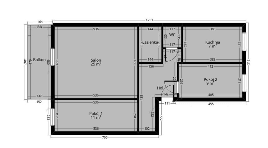 Mieszkanie 3 pokojowe na Sprzedaż