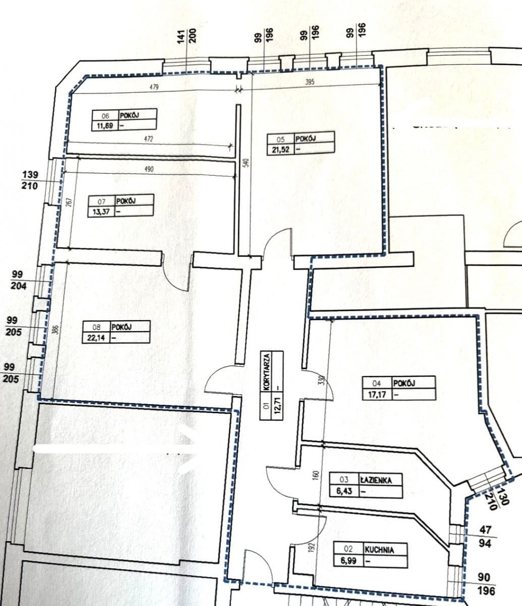 Mieszkanie 5 pokojowe na Sprzedaż