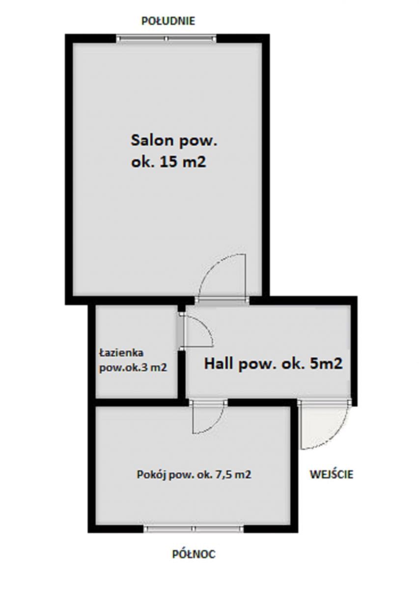 Mieszkanie 1 pokojowe na Sprzedaż
