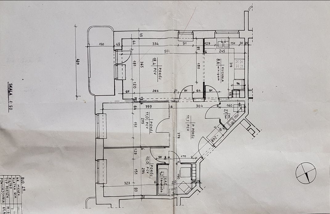 Mieszkanie 3 pokojowe na Sprzedaż