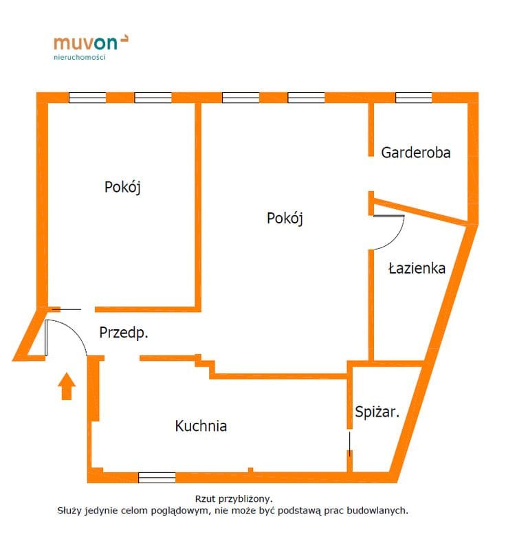 Mieszkanie 2 pokojowe na Sprzedaż
