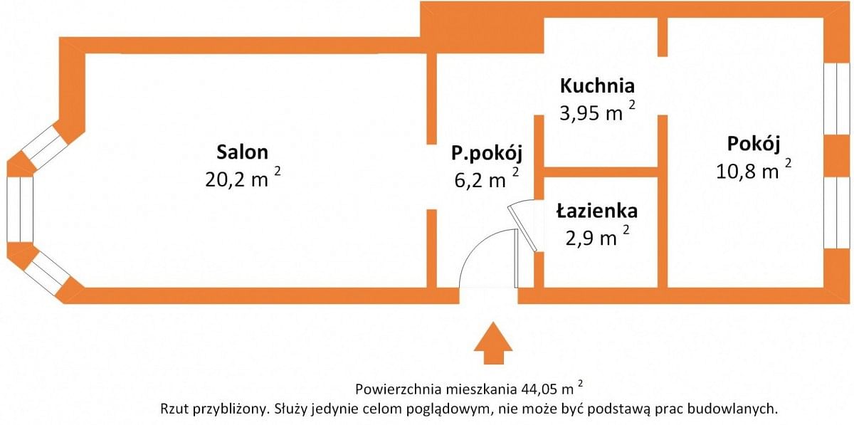 Mieszkanie 2 pokojowe na Sprzedaż