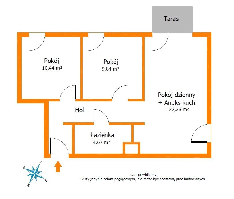 Mieszkanie 3 pokojowe na Sprzedaż