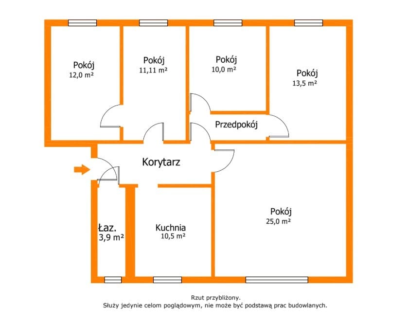 Mieszkanie 5 pokojowe na Sprzedaż