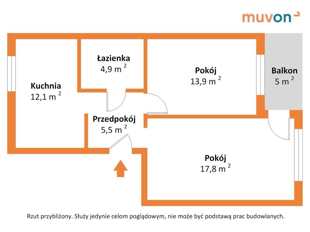 Mieszkanie 2 pokojowe na Sprzedaż