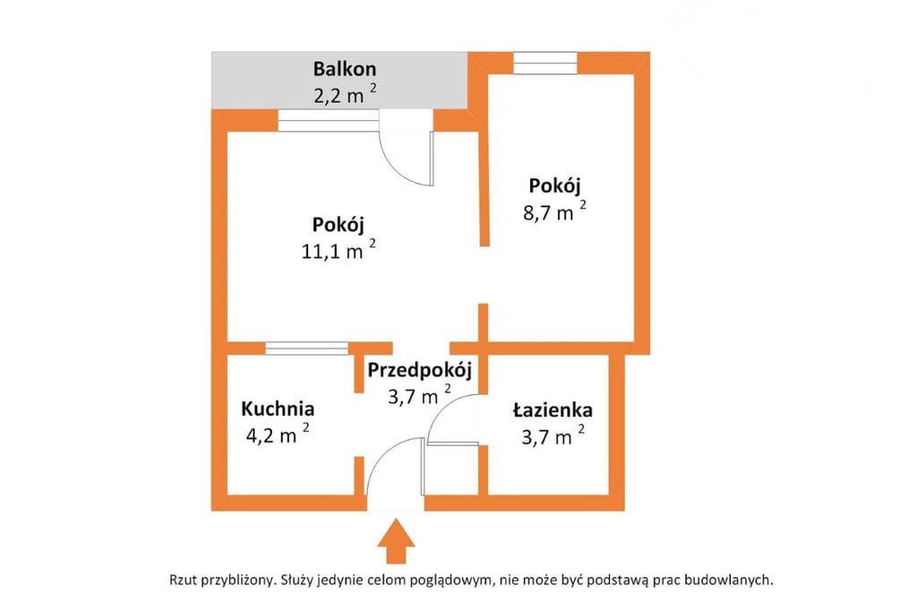 Mieszkanie 2 pokojowe na Sprzedaż