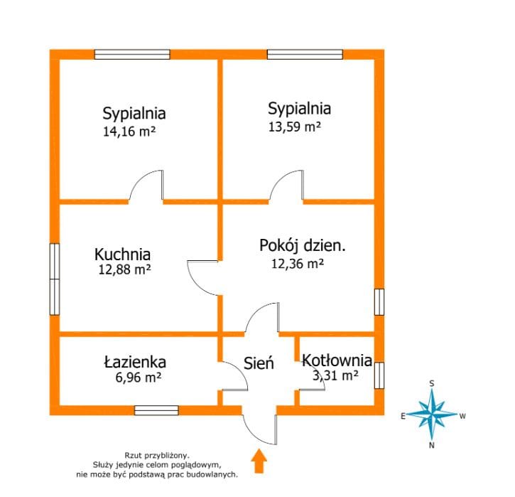 Dom 2 pokojowe na Sprzedaż