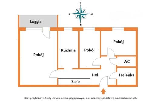 Mieszkanie 3 pokojowe na Sprzedaż