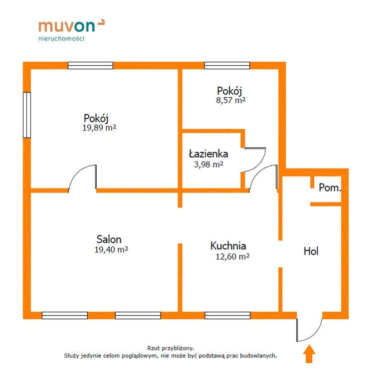 Mieszkanie 3 pokojowe na Sprzedaż