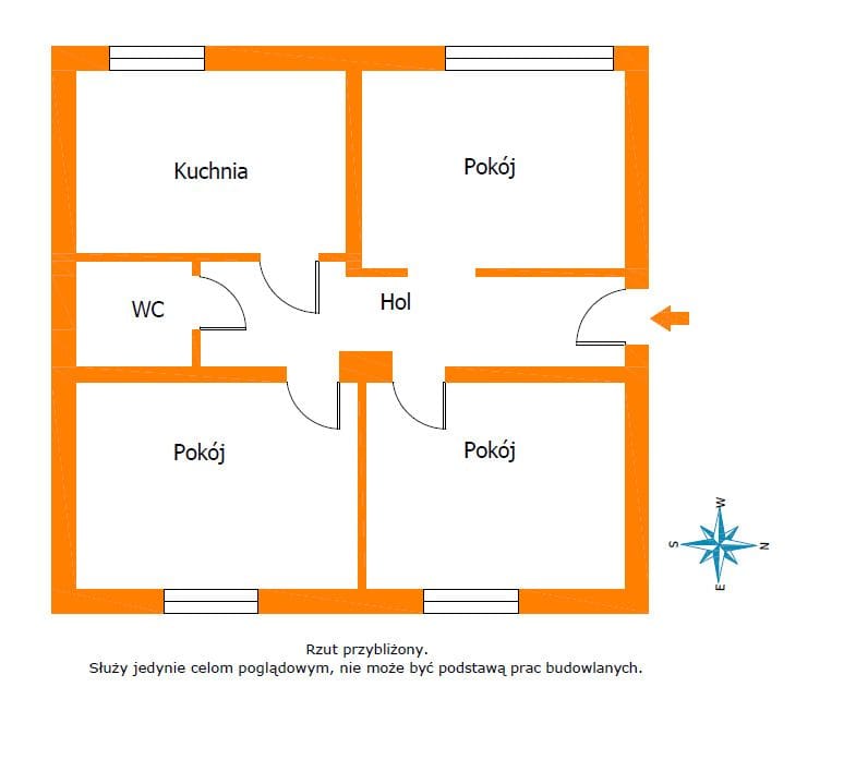 Mieszkanie 3 pokojowe na Sprzedaż