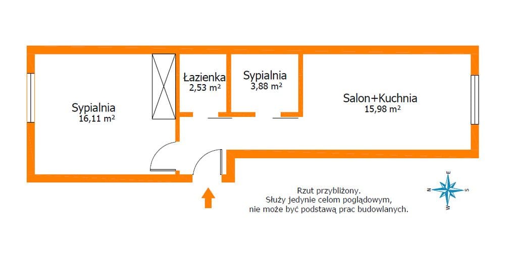 Mieszkanie 3 pokojowe na Sprzedaż
