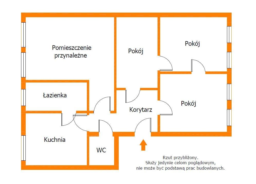 Mieszkanie 3 pokojowe na Sprzedaż