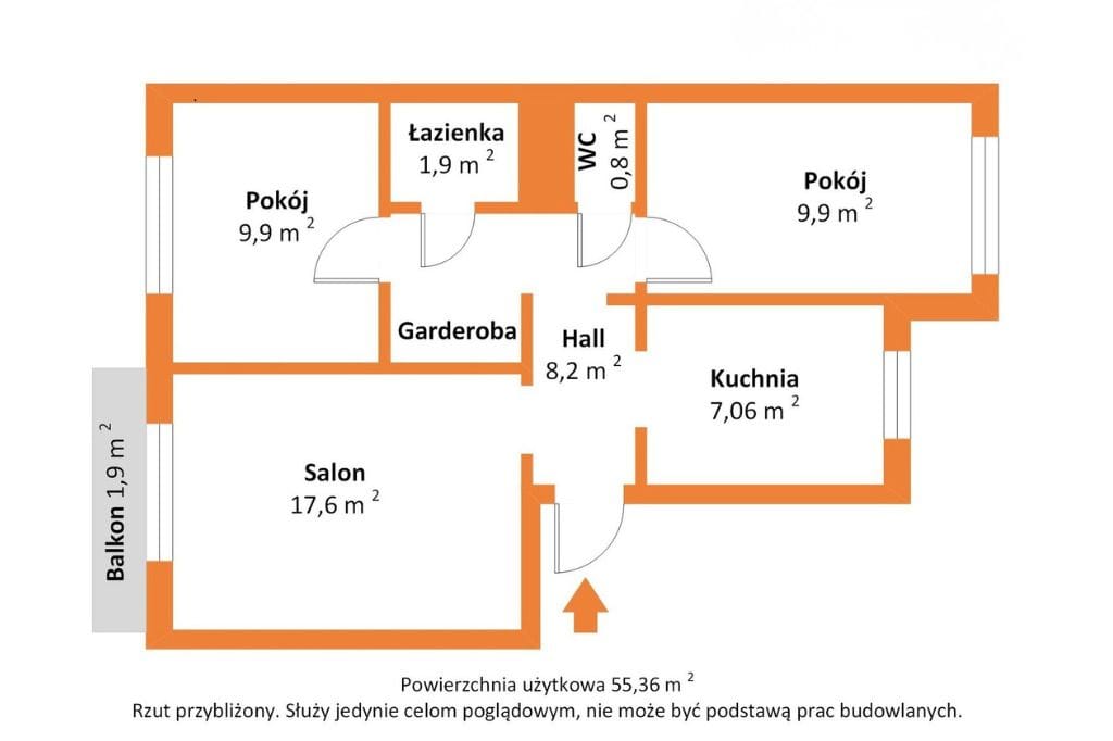 Mieszkanie 3 pokojowe na Sprzedaż