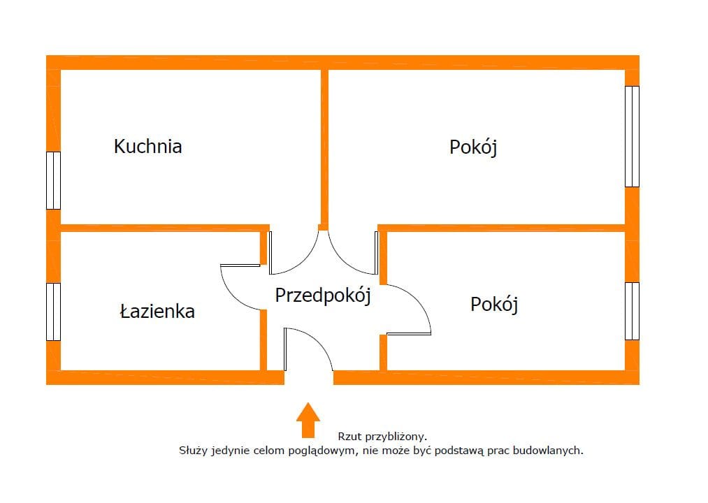 Mieszkanie 2 pokojowe na Sprzedaż