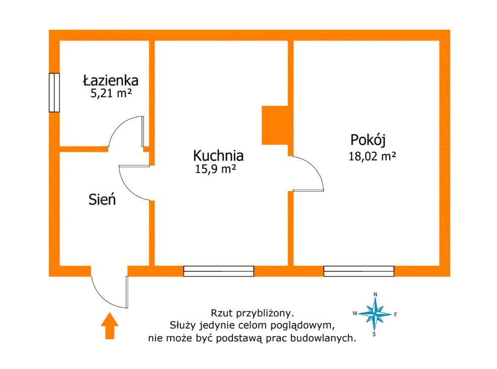 Dom 1 pokojowe na Sprzedaż