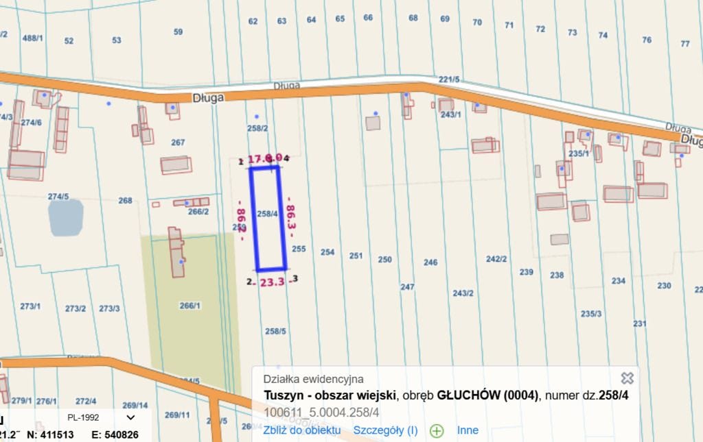 Działka  pokojowe na Sprzedaż