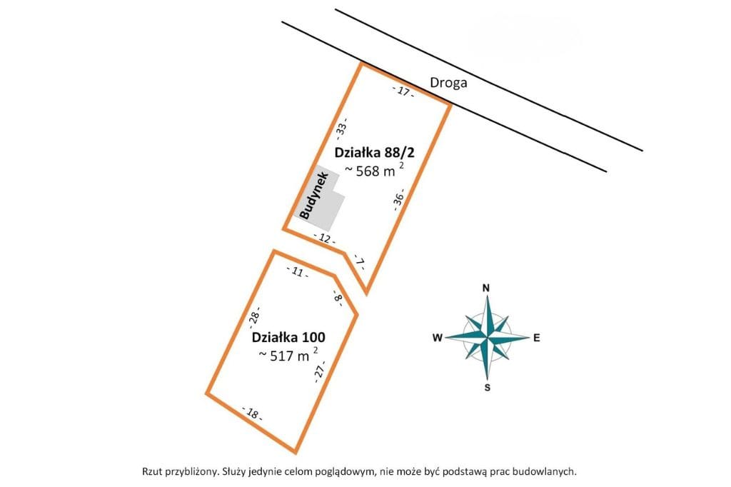Działka  pokojowe na Sprzedaż