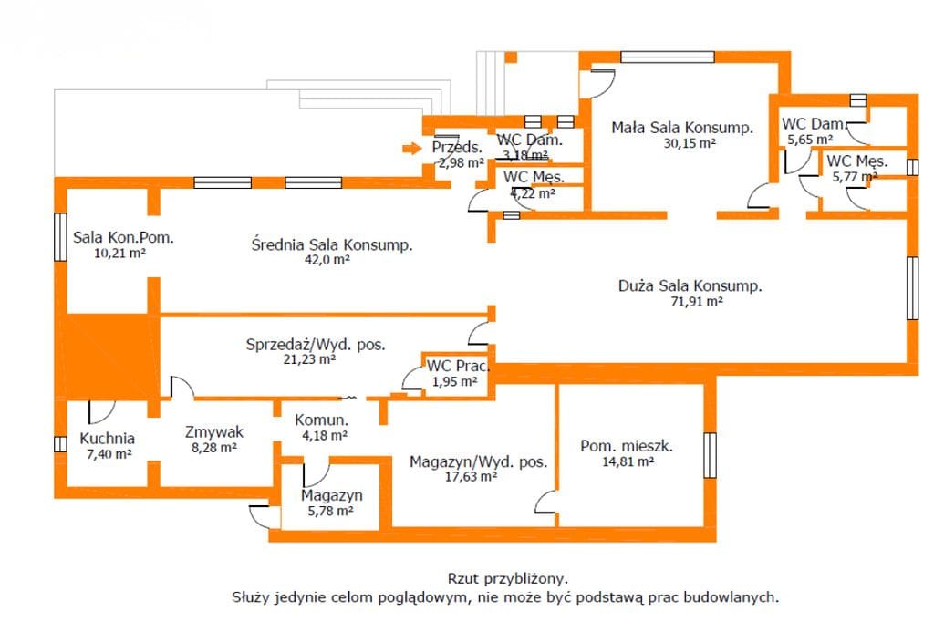 Lokal użytkowy  pokojowe na Sprzedaż