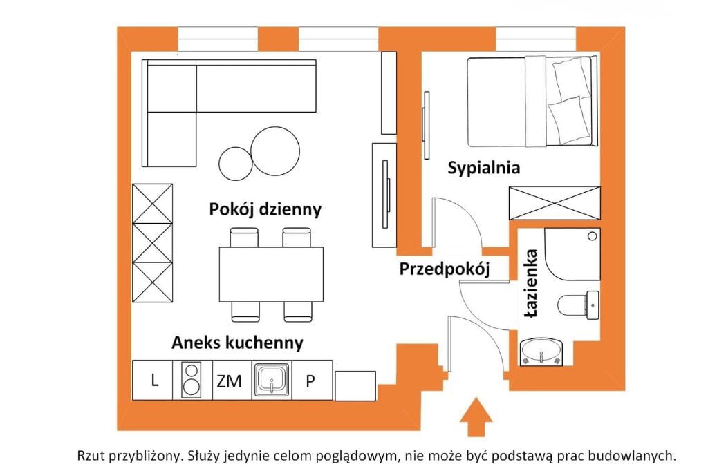 Mieszkanie 2 pokojowe na Sprzedaż
